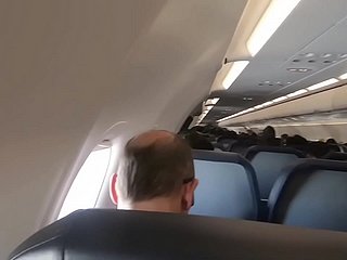 Öffentliches Flugzeug Blowjob
