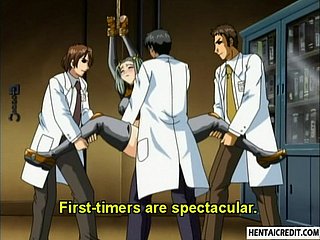Legato up babe hentai si fa scopare