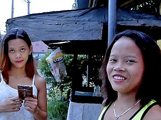 Trikepatrol dos filipinas sexy caen para el extranjero colgado