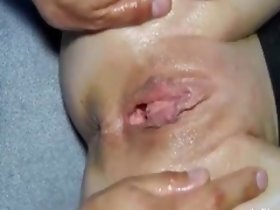 Chciwy nastolatek slut ogromne przebicie fisting